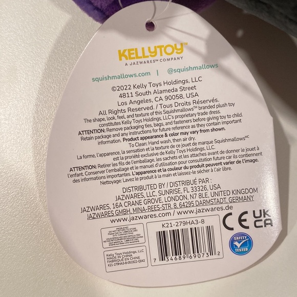 Squishmallow Bella the Spider with witch Hat 8” Halloween 2022 NWT - Picture 4 of 5